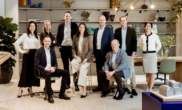 Gruppbild på ledningsgruppen